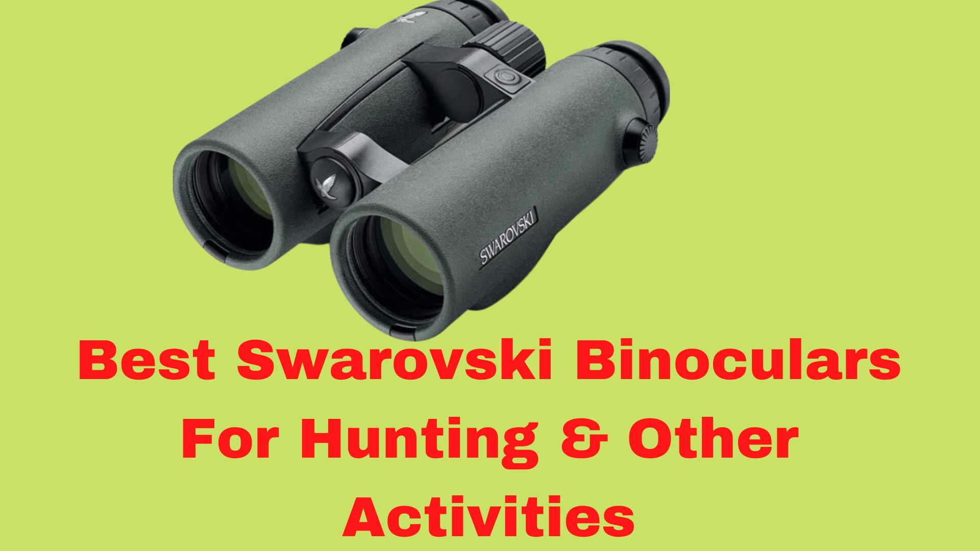 Best Swarovski Binoculars For Hunting 2023Swarovski Binoculars Reviews