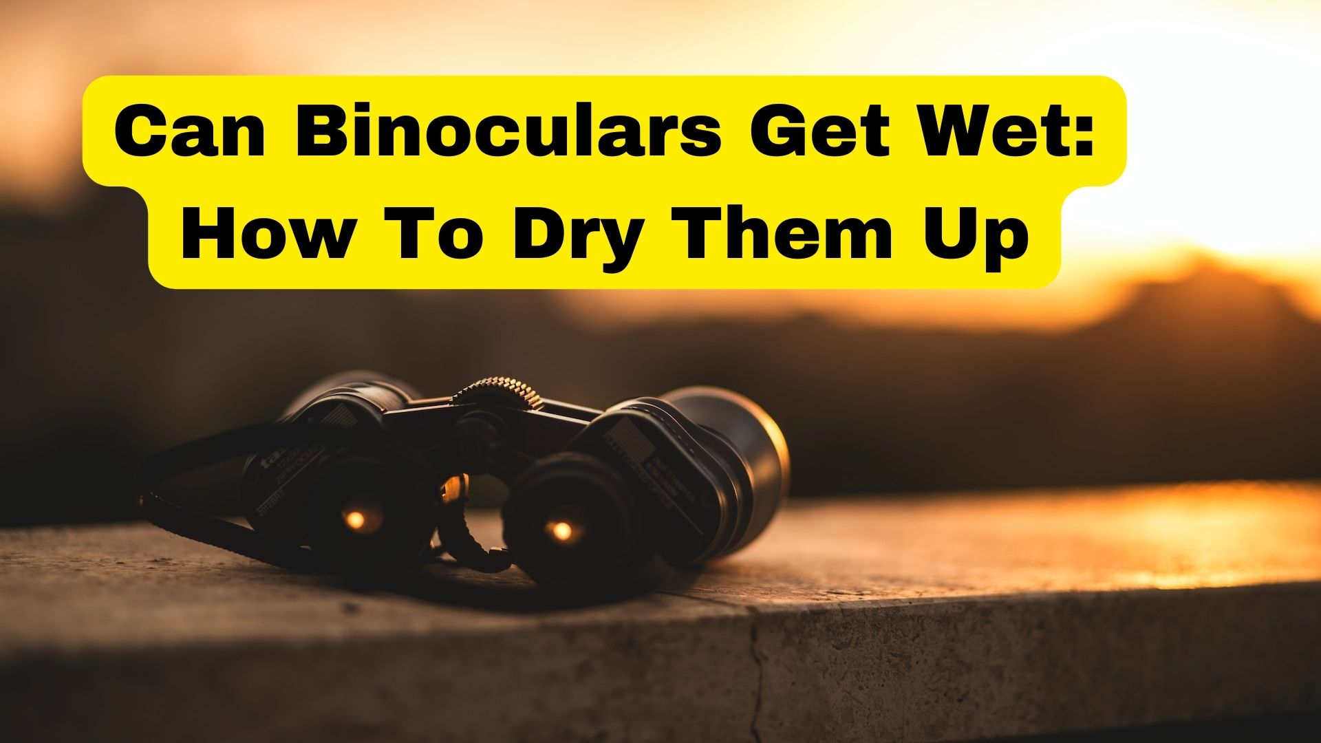 Can Binoculars Get Wet How To Dry Them Up Binoculars Guru