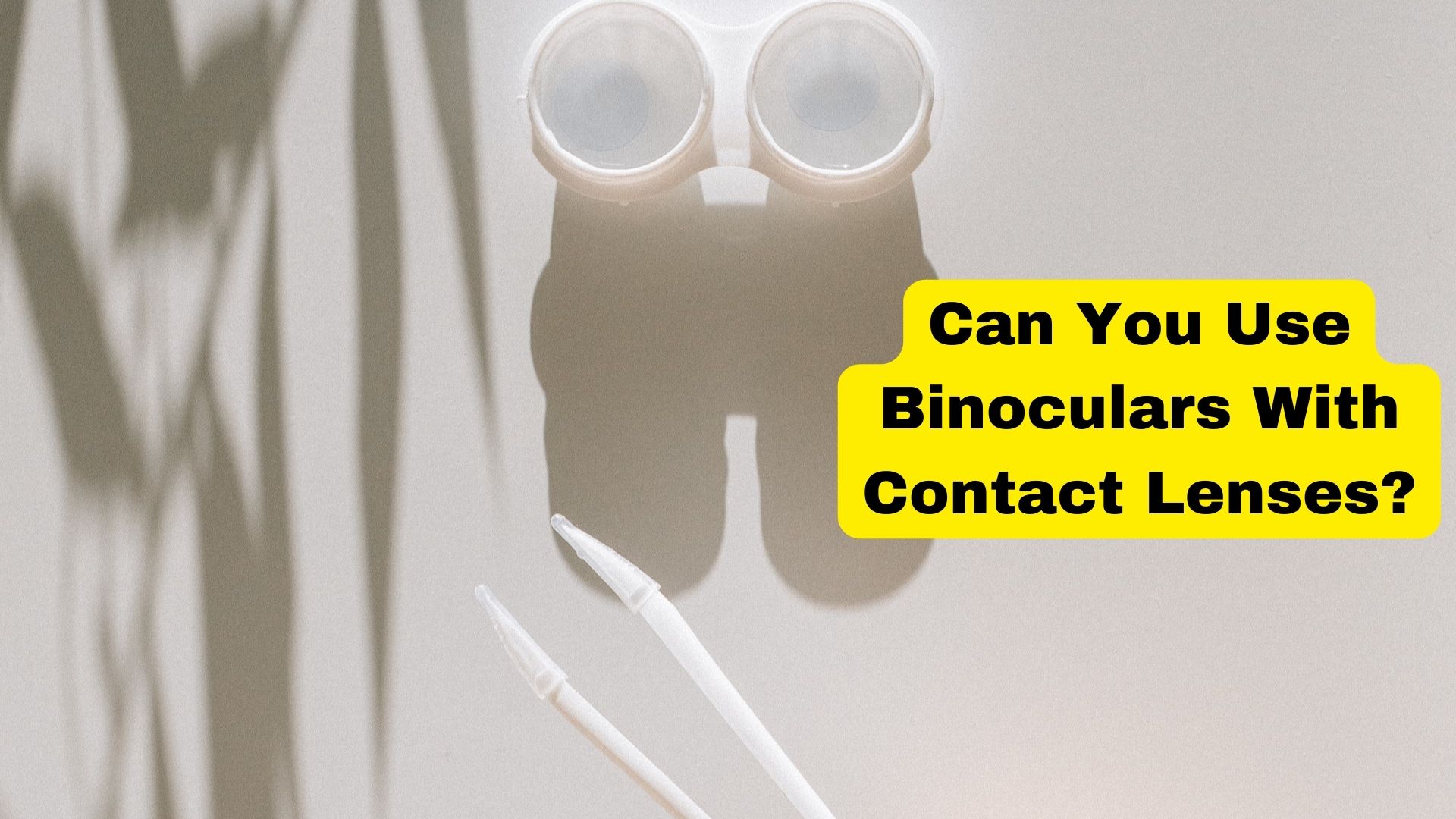 Can You Use Binoculars with Contact Lenses? Binoculars Guru