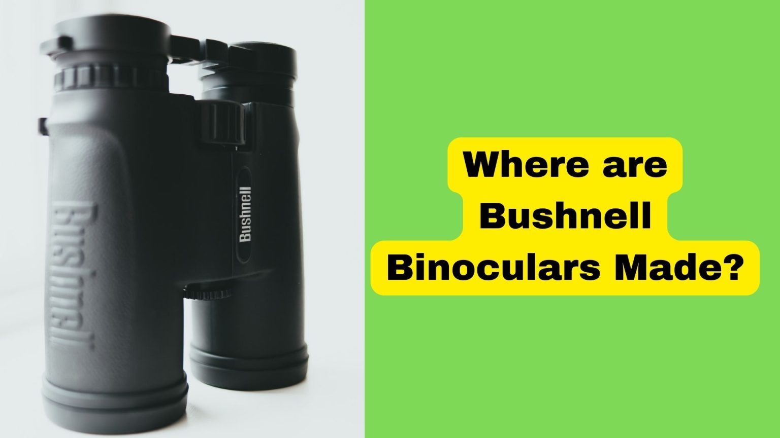 Where are Bushnell Binoculars Made? Binoculars Guru