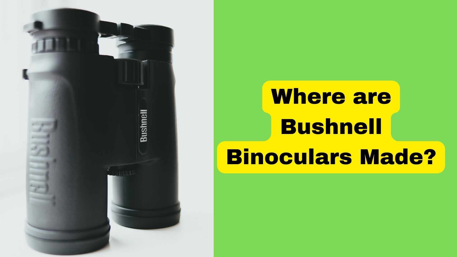 Where are Bushnell Binoculars Made? Binoculars Guru